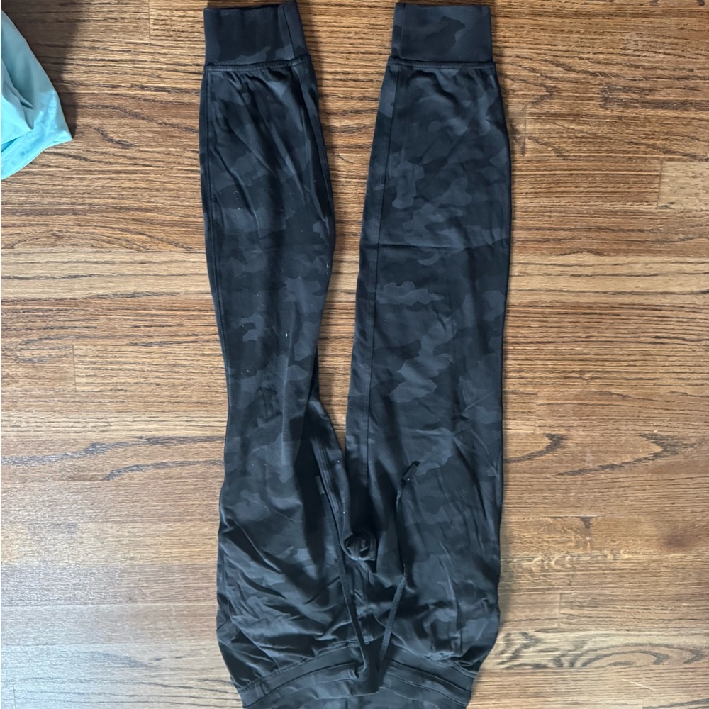 Black Camouflage Joggers